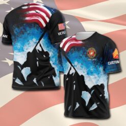 US Marine Corps, E 9 Marines Master Gunnery Sergeant - T-Shirt