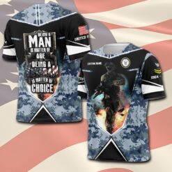 US Navy, E 7 Gold - T-Shirt