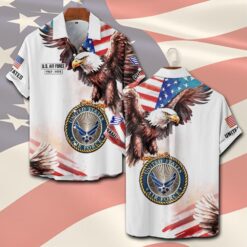 US Air Force , Thank a Veteran - Short Sleeve Button Shirt