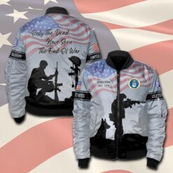 US Air Force , American By Birth, Veteran By Choice - Bomber Jacket