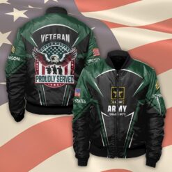 US Army, No One Gets Left Behind - Bomber Jacket