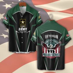 US Army, E 3 Army Private First Class - Short Sleeve Button Shirt