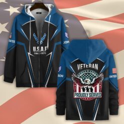 US Air Force , E 4 Air Force Sergeant - Zip Hoodie