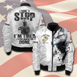 US Marine Corps, Freedom Over Fear - Bomber Jacket