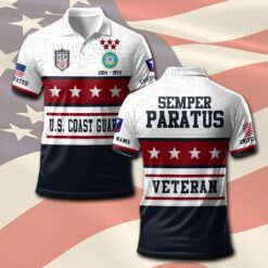 US Coast Guard, No One Fights Alone - Polo Shirt