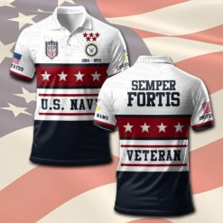 US Navy, By Sea, Air and Land - Polo Shirt