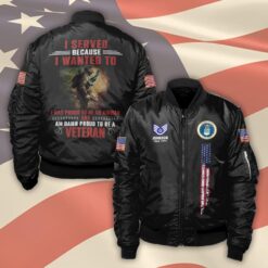 US Air Force , Remember - Honor - Respect - Bomber Jacket
