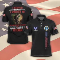 US Air Force , E 9 Air Force Command Chief Master Sergeant - Polo Shirt
