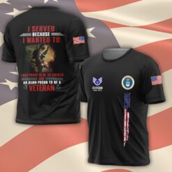 US Air Force , Freedom Over Fear - T-Shirt