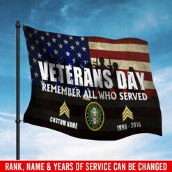 US Army, Remember - Honor - Respect - Flying Flag 3×5 Feet(90×150 Cm)