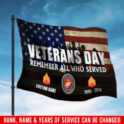 US Marine Corps, Honoring All Who Served - Flying Flag 3×5 Feet(90×150 Cm)