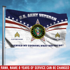 US Army, E 7 Army Master Specialist - Flying Flag 3×5 Feet(90×150 Cm)