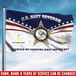 US Navy, Freedom Over Fear - Flying Flag 3×5 Feet(90×150 Cm)