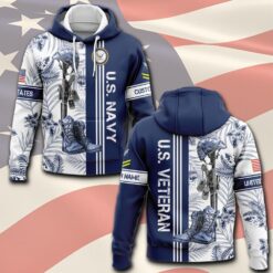 US Navy, E 7 Red - Hoodie