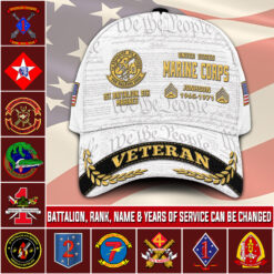 Marine Battalion, E 9 Marines Sergeant Major - Classic Cap