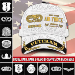 Air Force Badge, I Walked The Walk - Classic Cap