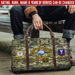 Coast Guard Rating, E 3 Red - Travel Bag - Size L: 20.4 x 9.4 x 10.2 inches