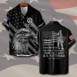 US Air Force , Lest We Forget - Short Sleeve Button Shirt