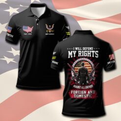 US Navy, E 3 Blue - Polo Shirt