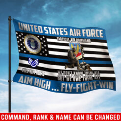 Air Force Command, E 8 Air Force Senior Master Sergeant - Flying Flag 3×5 Feet(90×150 Cm)