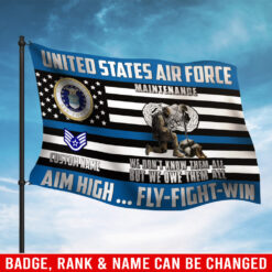Air Force Badge, Honoring All Who Served - Flying Flag 5×8 Feet(152×244 Cm)
