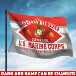 US Marine Corps, Never Retreat, Never Surrender - Flying Flag 3×5 Feet(90×150 Cm)