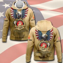 US Marine Corps, Honor, Duty, Service - Hoodie