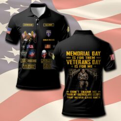 Army Division, Lest We Forget - Polo Shirt