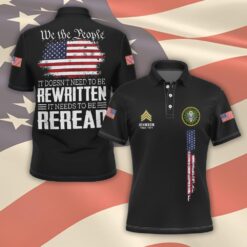 US Army, E 7 Army Sergeant First Class - Polo Shirt