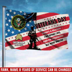 US Army, Land Of The Free, Because Of The Brave - Flying Flag 3×5 Feet(90×150 Cm)