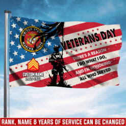 US Marine Corps, E 4 Marines Corporal - Flying Flag 3×5 Feet(90×150 Cm)