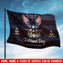 US Navy, Thank a Veteran - Flying Flag 2×3 Feet(60×90 Cm)