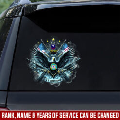 US Coast Guard, Freedom Over Fear - Car Sticker