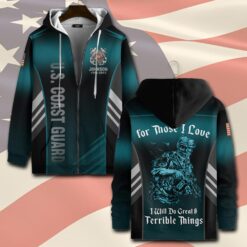 US Coast Guard, E 5 Gold - Zip Hoodie