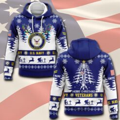 US Navy, E 3 White - Hoodie