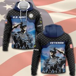 US Navy, Proud Veteran - Hoodie