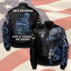 US Navy, E 3 Blue - Bomber Jacket