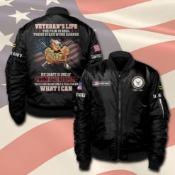 US Navy, Once A Sailor, Always A Sailor - Bomber Jacket
