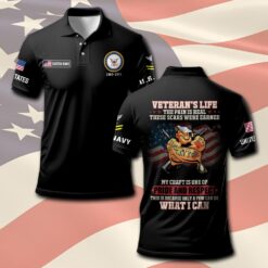 US Navy, Lest We Forget - Polo Shirt