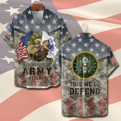 US Army, Be All You Can Be - Short Sleeve Button Shirt