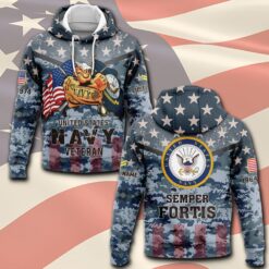 US Navy, E 4 Red - Hoodie