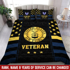 US Air Force, Once An Airman, Always An Airman - Quilt Bed Set - Full
