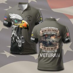 US Navy, American By Birth, Veteran By Choice - Polo Shirt