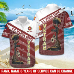 US Marine Corps, Honor The Fallen - Hawaii Shirt