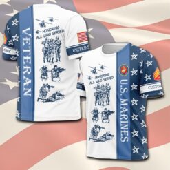 US Marine Corps, Land Of The Free, Because Of The Brave - T-Shirt