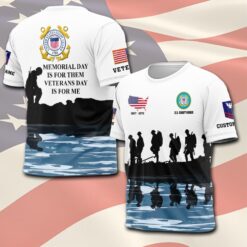 US Coast Guard, E 2 Blue - T-Shirt