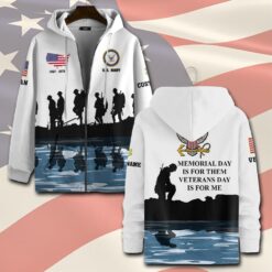 US Navy, Always Remember, Never Forget - Zip Hoodie