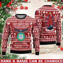 US Coast Guard, E 3 Blue - Knitted Sweater