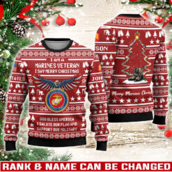 US Marine Corps, Proud To Have Served - Knitted Sweater