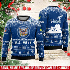 US Navy, E 2 White - Knitted Sweater